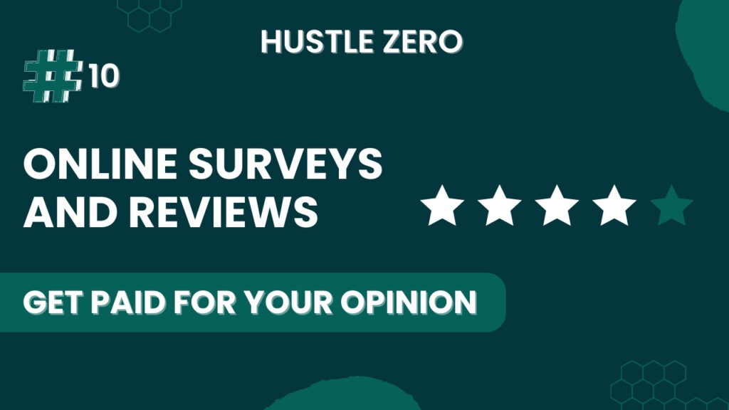 Earn Money From Online Surveys and Reviews