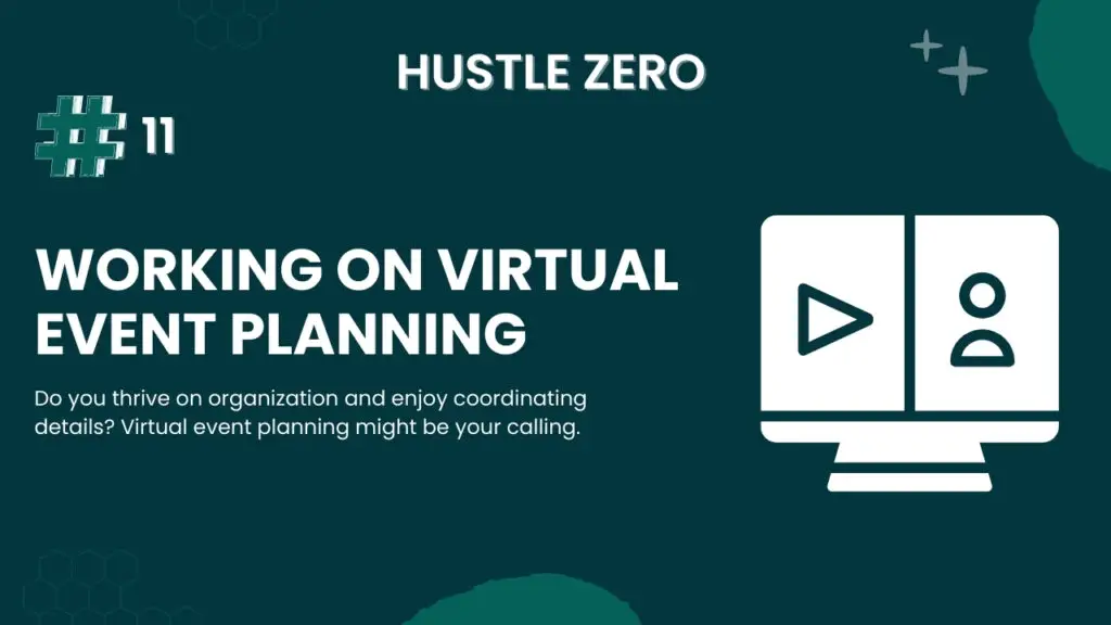 Do you thrive on organization and enjoy coordinating details? Virtual event planning might be your calling.  Here, you'll manage online conferences, workshops, or webinars, ensuring a smooth and engaging experience for participants.