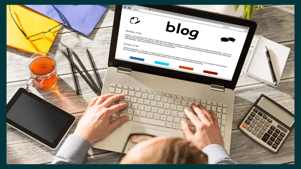 Blogging allows you to share your knowledge and interests with a wide audience.